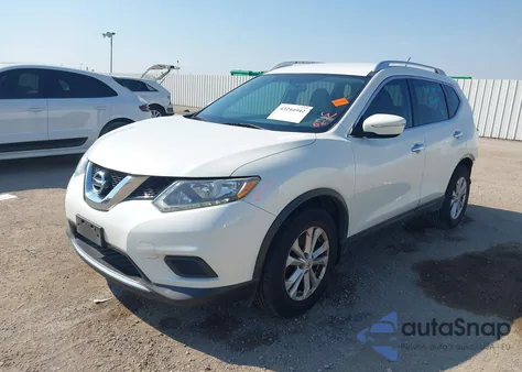 2015 Nissan Rogue Sv from USA, damaged, VIN KNMAT2MT0FP518539